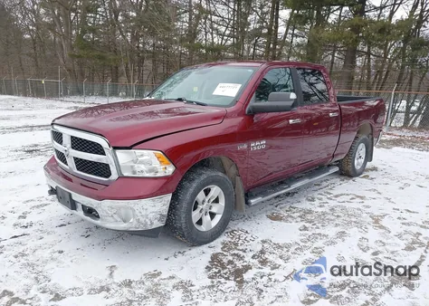 2016 Ram 1500 Slt из США, поврежденный, VIN 1C6RR7TT2GS314234